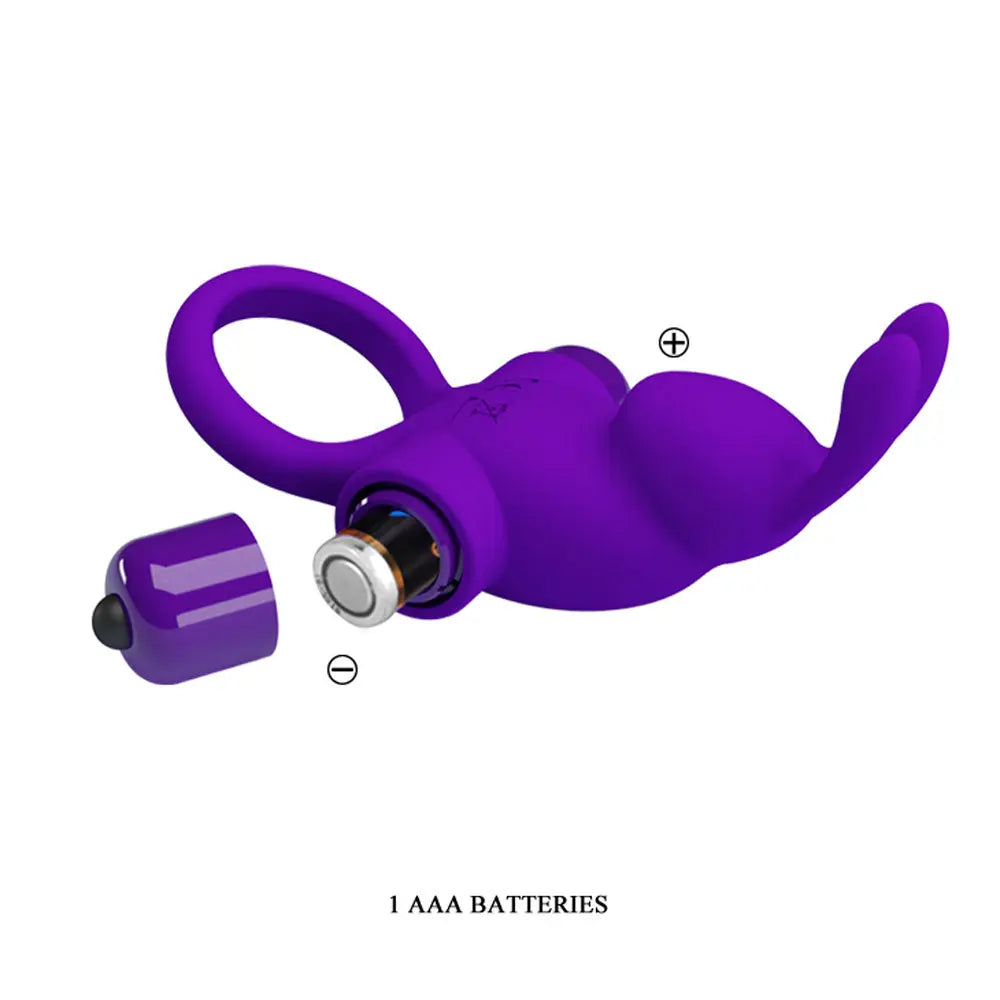 Pretty Love Vibrant Penis Ring I - Purple – body-safe materials | Fu'Cha Exotics
