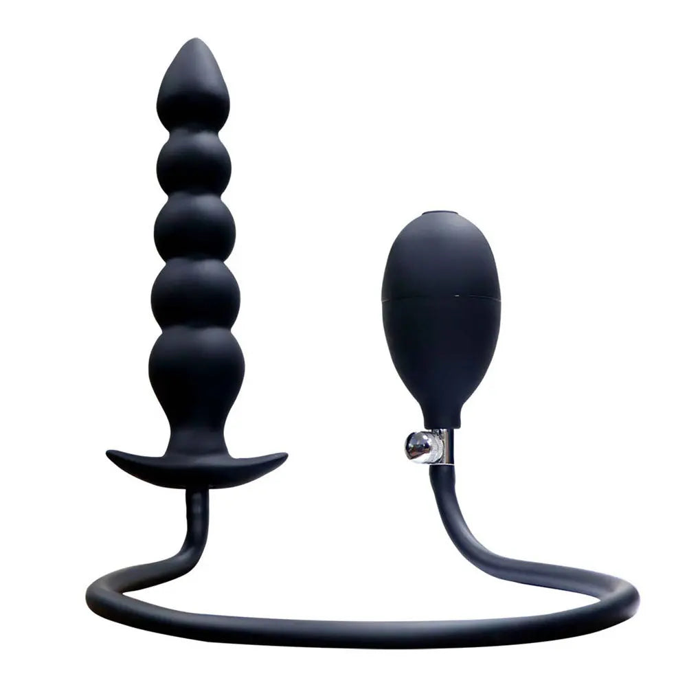 Atomic Inflatable Superior Plug - Black – body-safe materials | Fu'Cha Exotics