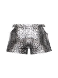 s'naked Pouch Short - Medium - Silver/black