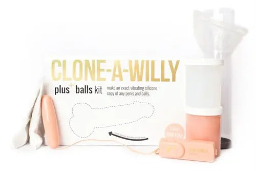 Clone-a Willy Plus Balls Kit - Light Skin Tone – body-safe materials | Fu'Cha Exotics