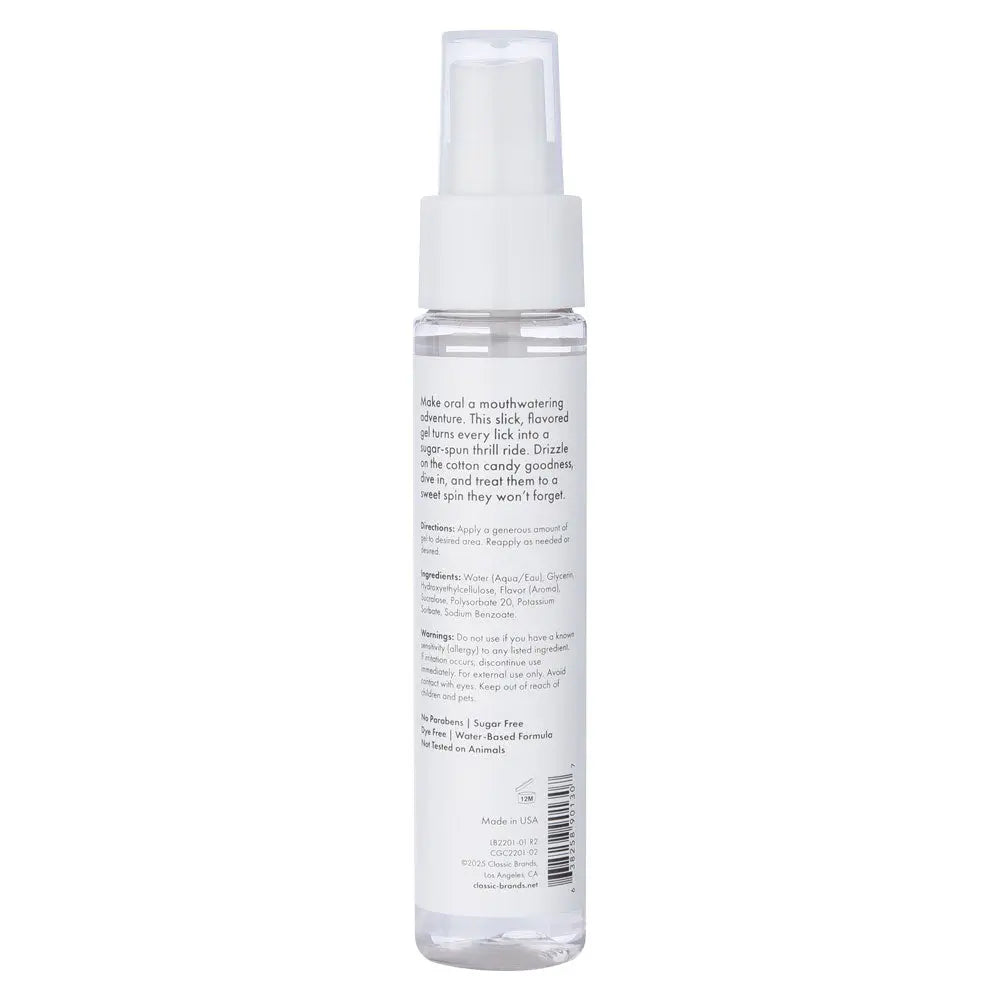 Blow Me Cotton Candy Oral Sex Gel - 2oz – body-safe materials | Fu'Cha Exotics