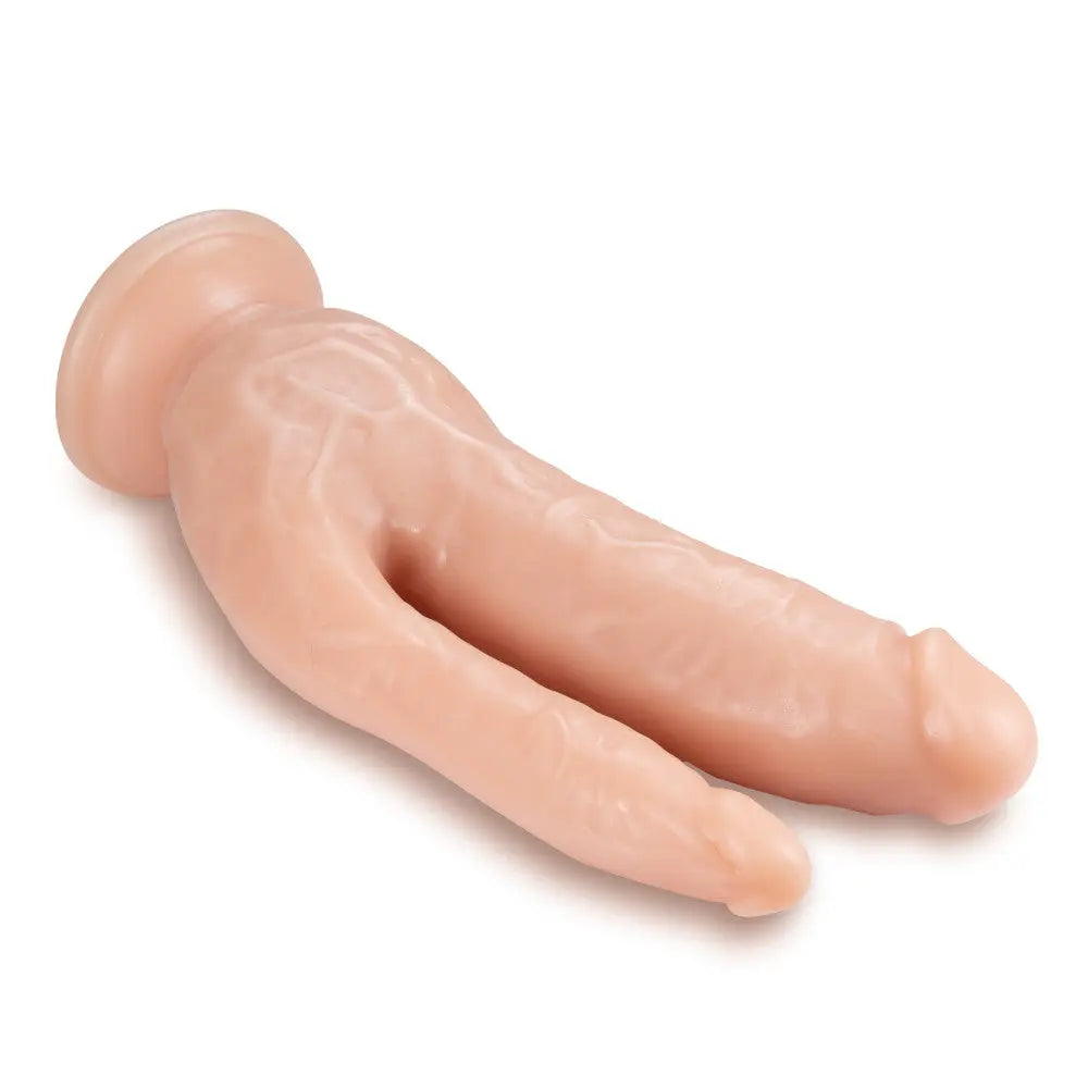 Dr. Skin - 8 Inch Dp Cock - Vanilla – body-safe materials | Fu'Cha Exotics