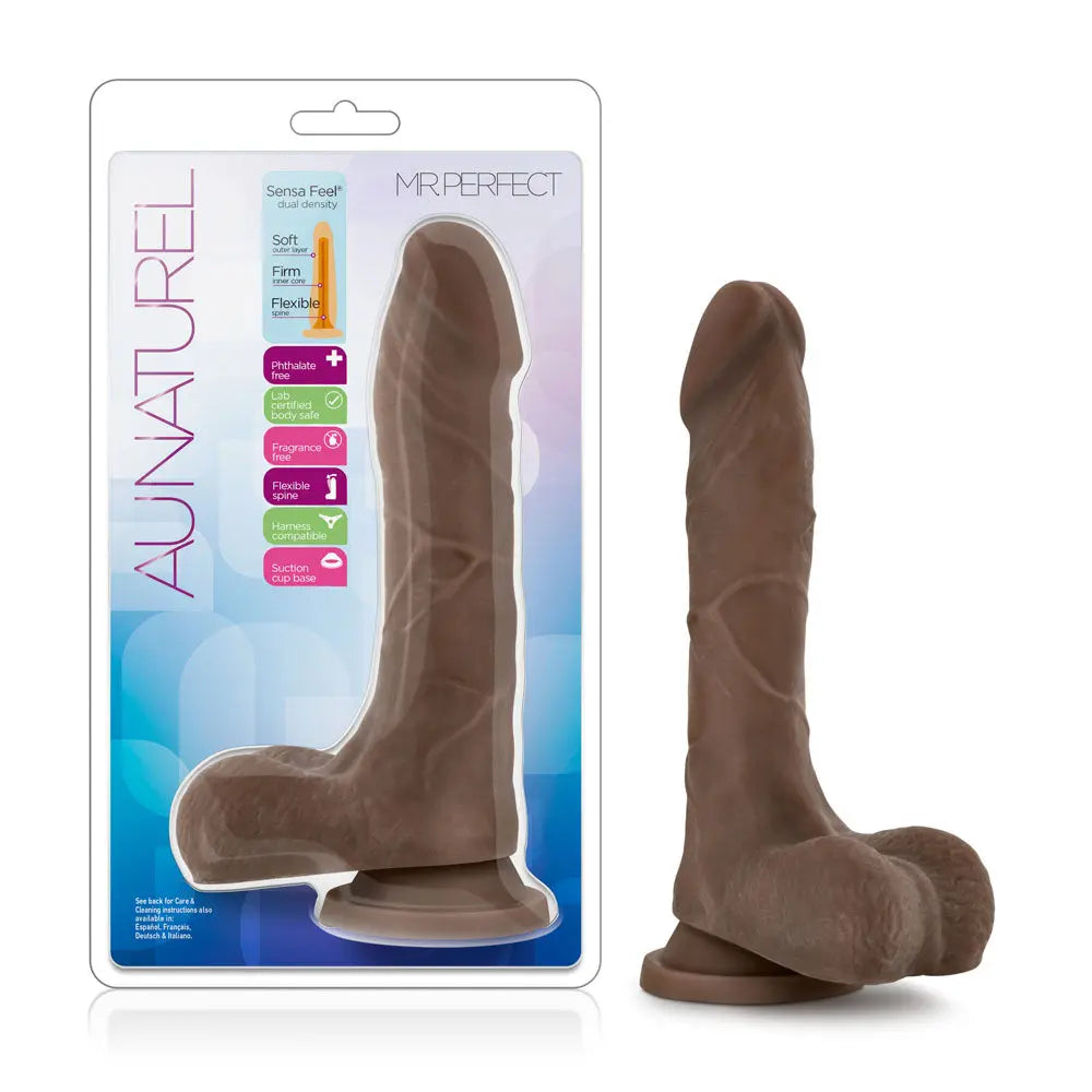 Au Naturel - Mister Perfect - Chocolate – body-safe materials | Fu'Cha Exotics