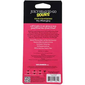 Goodhead Juicyhead Dry Mouth Spray to Go - Sour Strawberry .30 Oz – body-safe materials | Fu'Cha Exotics