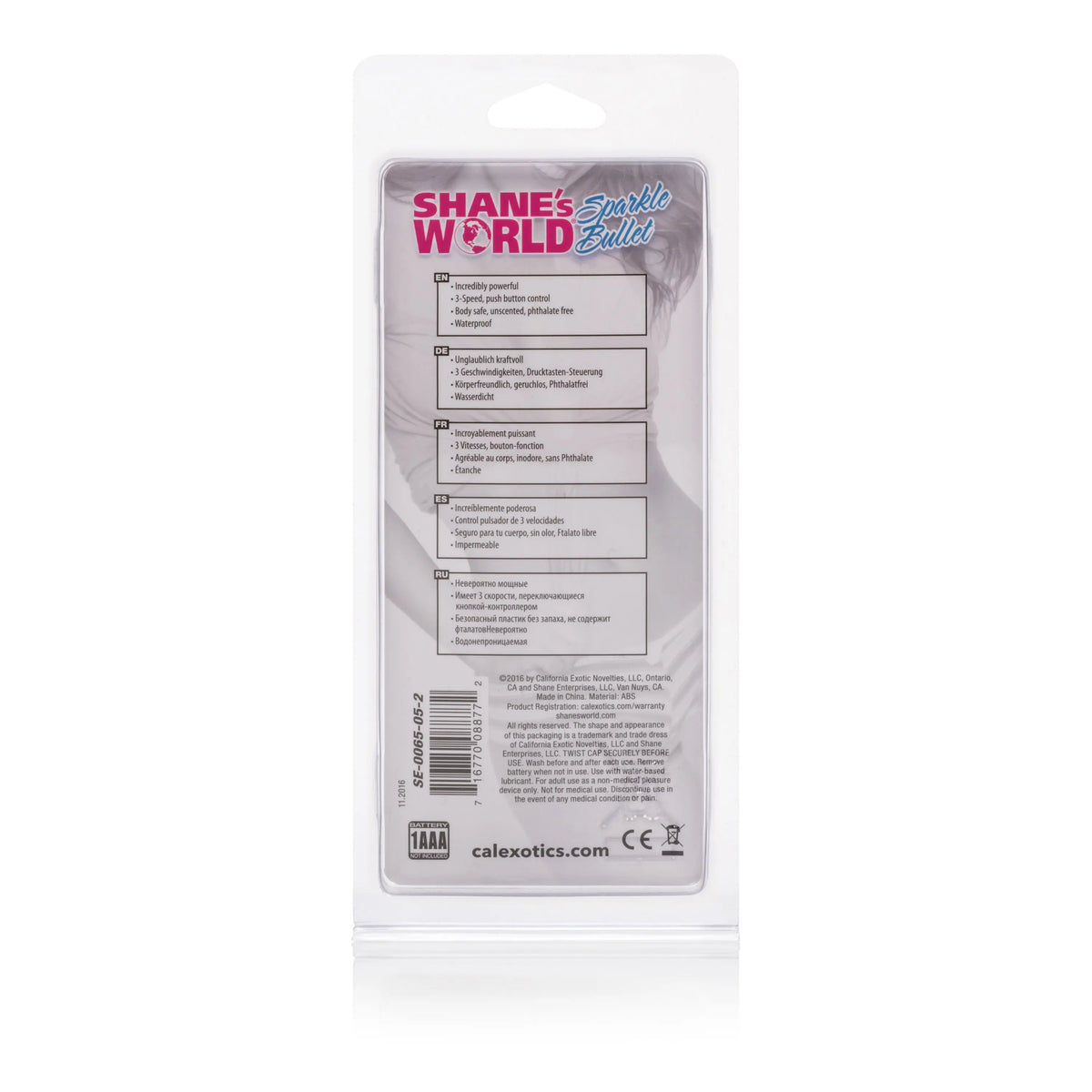 Shane's World Sparkle Bullet - Pink – body-safe materials | Fu'Cha Exotics