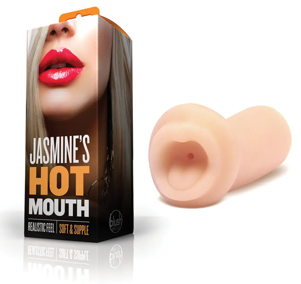 X5 Men - Jasmine's Hot Mouth - Beige – body-safe silicone | Fu'Cha Exotics
