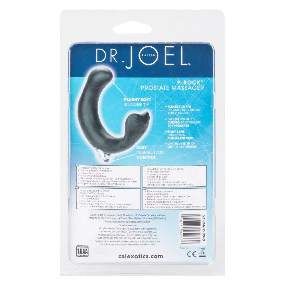 Dr. Joel Kaplan P-Rock Prostate Massager - Black – body-safe materials | Fu'Cha Exotics