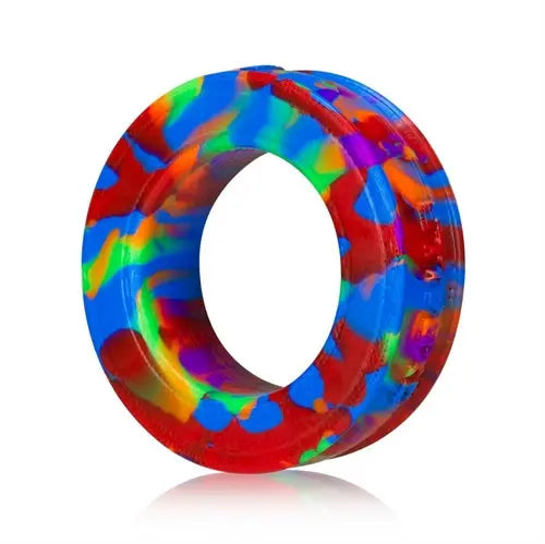 Pig-Ring Comfort Cockring - Rainbow – body-safe silicone | Fu'Cha Exotics