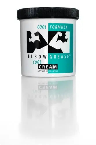 Elbow Grease Cool Cream elbow grease cleaner cream jar, 15 oz, black lid