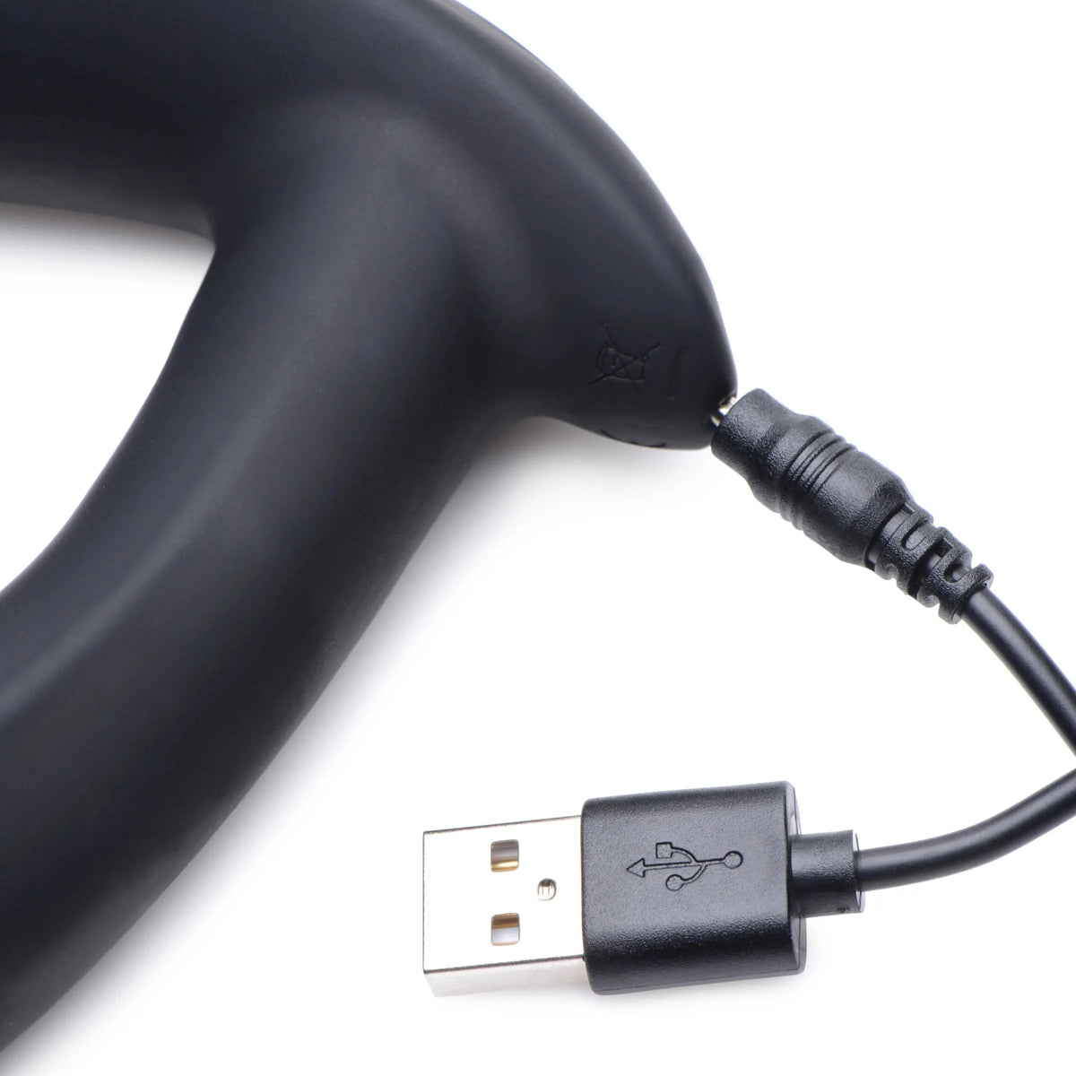 E-Stim and Vibrating Prostate Massager - Black – body-safe materials | Fu'Cha Exotics