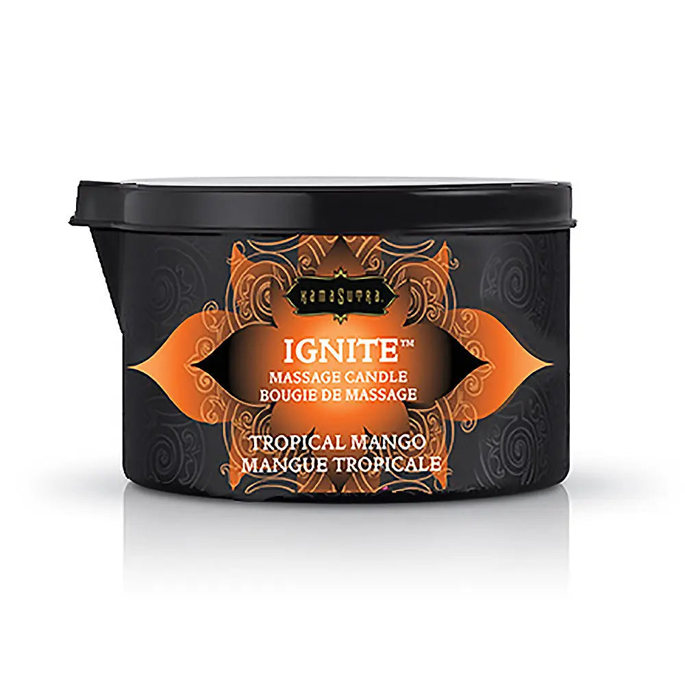 Ignite Tropical Mango Massage Candle - 6 Oz. – body-safe materials | Fu'Cha Exotics