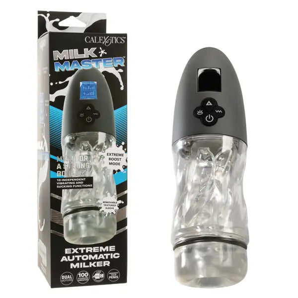 Milk Master Extreme Automatic Milker - Black – body-safe materials USB-rechargeable | Fu'Cha Exotics