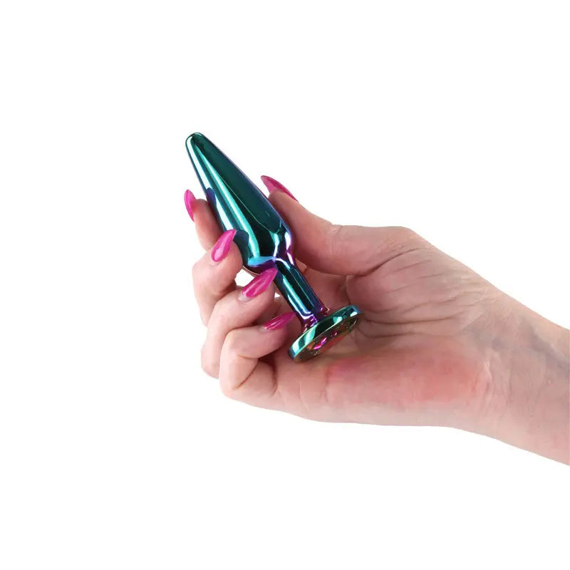 Rear Assets - Tapered Medium - Multicolor Rainbow – body-safe materials | Fu'Cha Exotics
