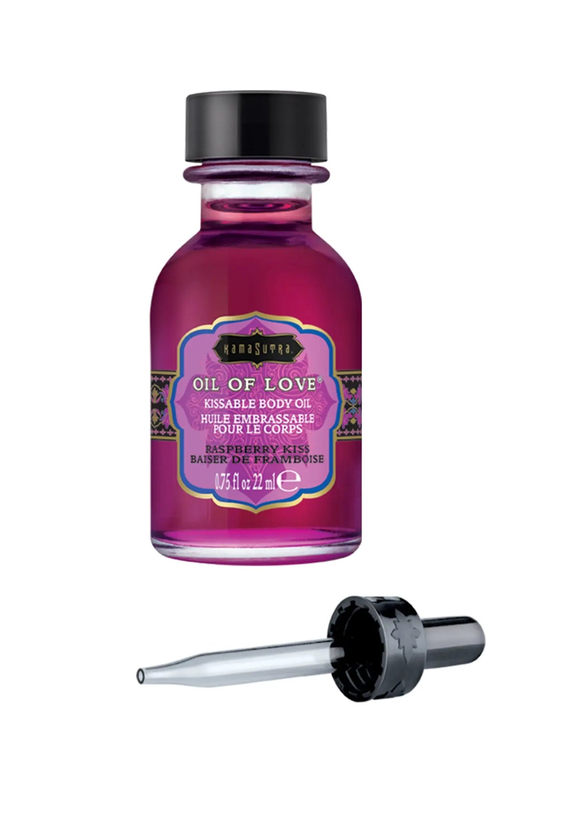 Oil of Love - Raspberry Kiss - 0.75 Fl. Oz. / 22 ml – body-safe materials | Fu'Cha Exotics