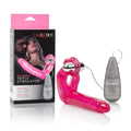 Ultra triple stimulator sex toy set with pink wand and two control units