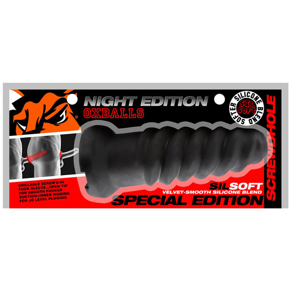 Screwdhole Masturbator - Black