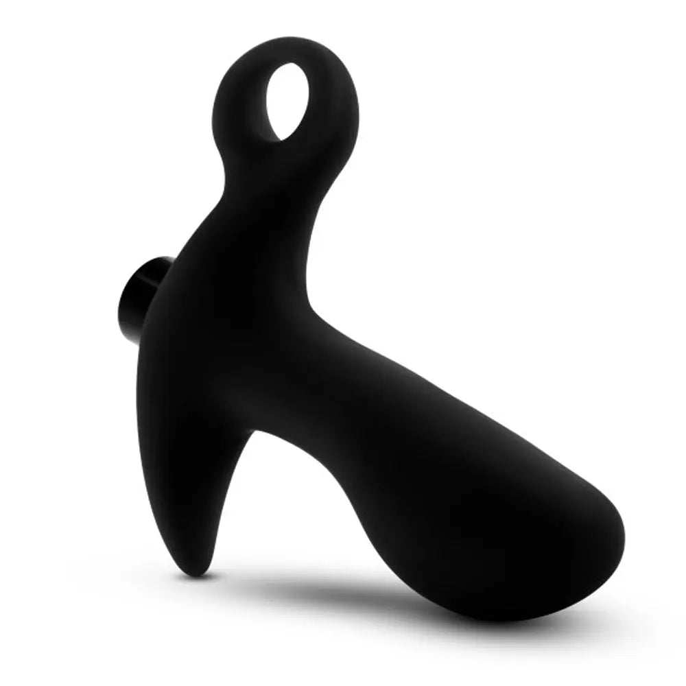 Anal Adventures- Platinum - Silicone Vibrating Prostate Massager 01 - Black – body-safe silicone USB-rechargeable | Fu'Cha...