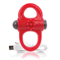 Charged Yoga Rechargeable Vibe Ring - Red