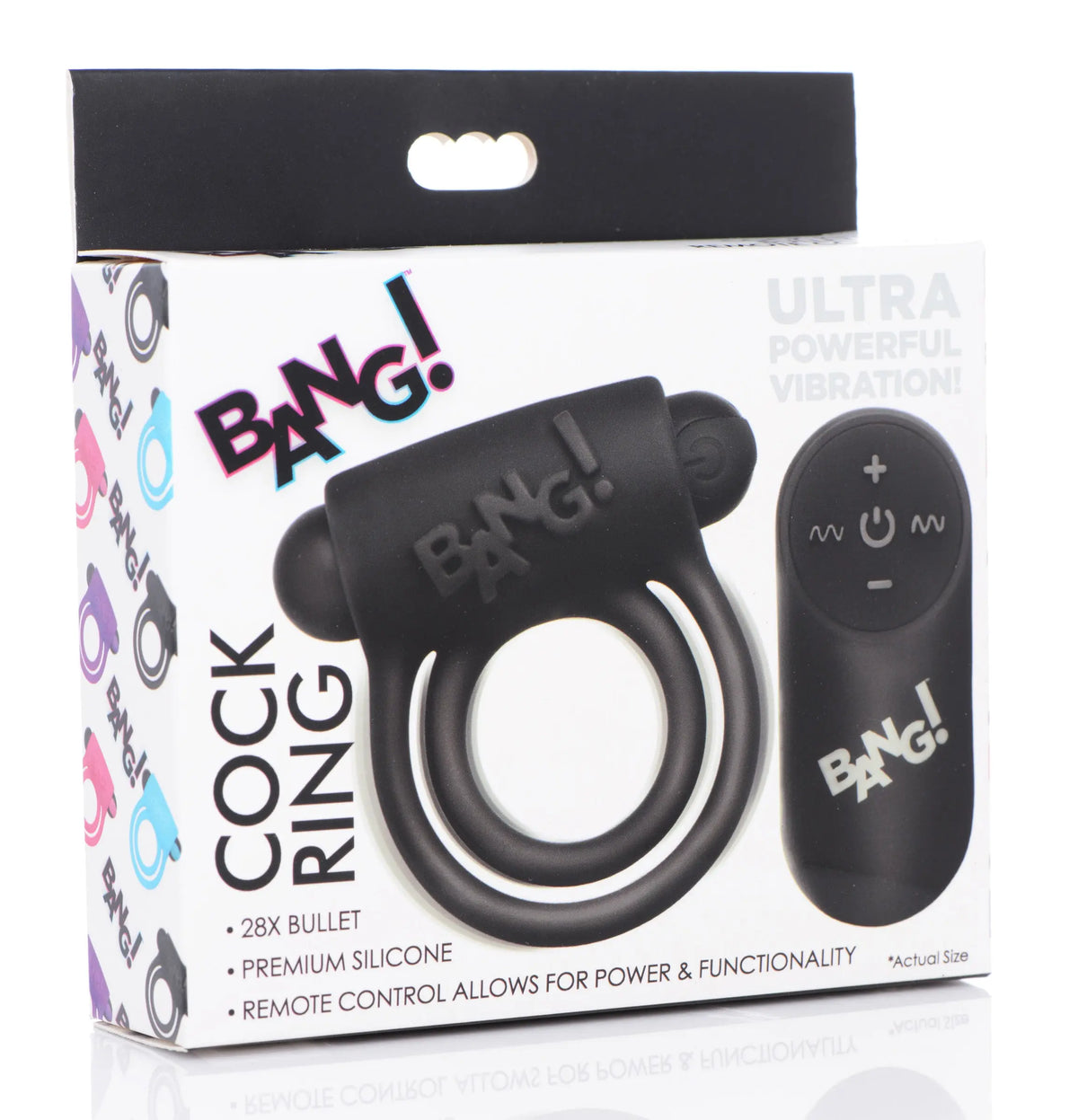 Bang - Silicone Cock Ring and Bullet With Remote Control - Black – body-safe materials | Fu'Cha Exotics