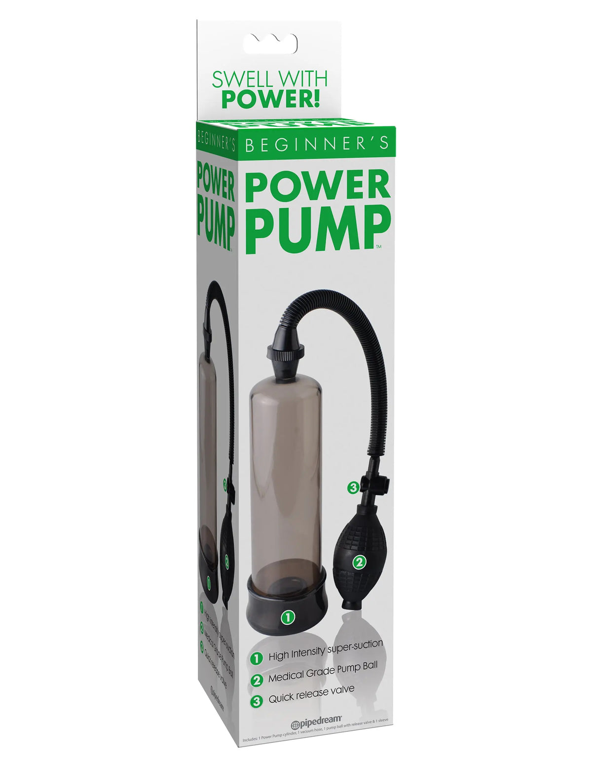 Beginners Power Pump - Smoke – body-safe materials | Fu'Cha Exotics
