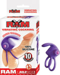 Ram Vibrating Cockring - Purple