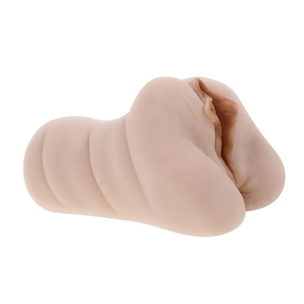 Dani Daniels Movie with Vagina and Anal Stroker - White – body-safe materials | Fu'Cha Exotics
