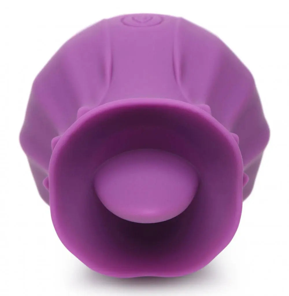 Inmi - Bloomgasm Wild Violet Licking Silicone Stimulator - Violet – body-safe materials | Fu'Cha Exotics