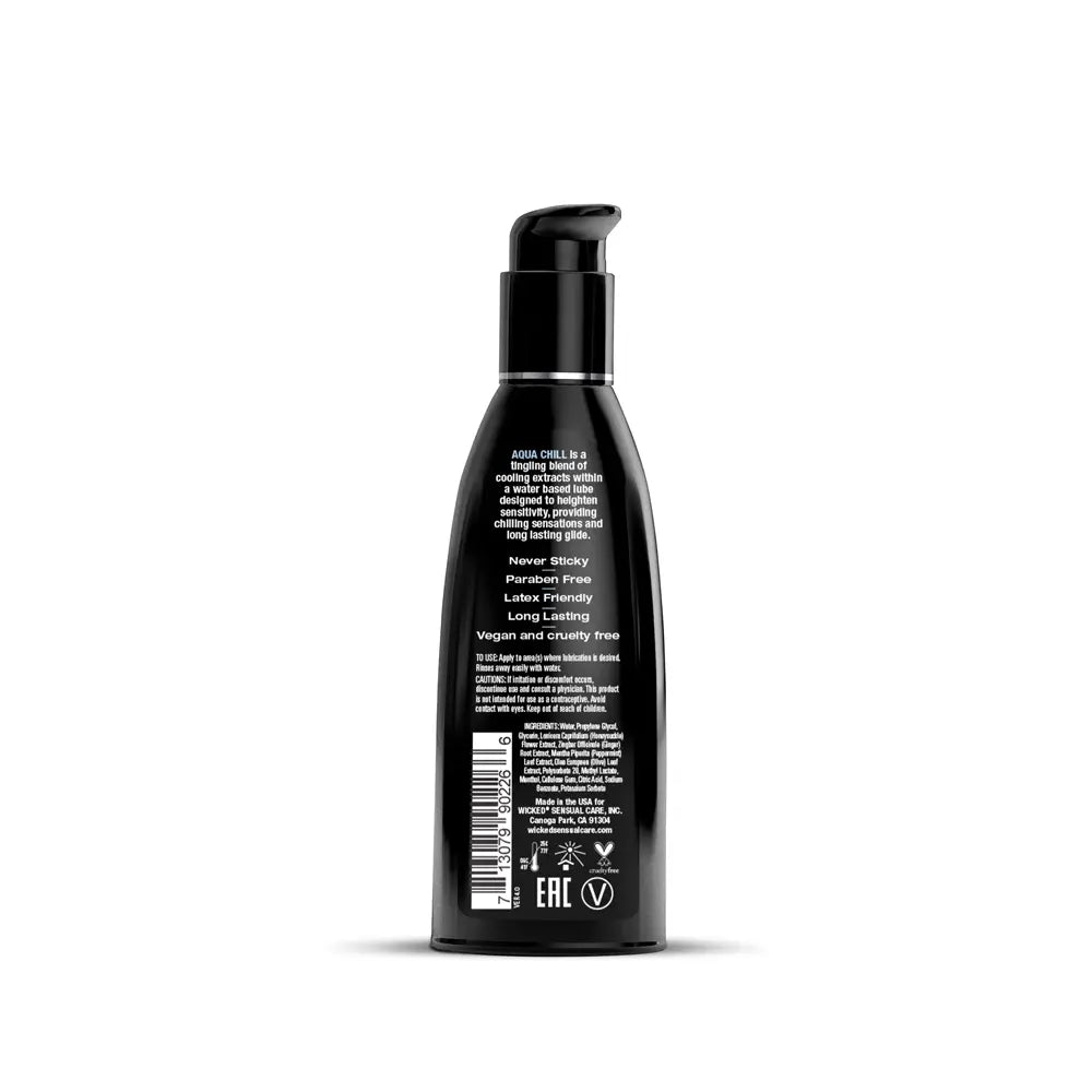 Aqua Chill Water Based Cooling Lubricant - 2 Fl. Oz. – body-safe materials | Fu'Cha Exotics
