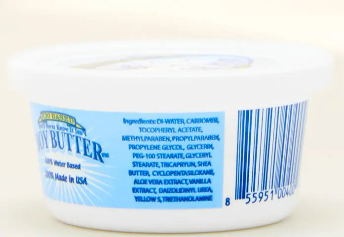 Boy Butter H2O 4oz Tub – body-safe materials | Fu'Cha Exotics