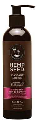 Hemp Seed Massage Lotion - Skinny Dip - 8 Fl. Oz.