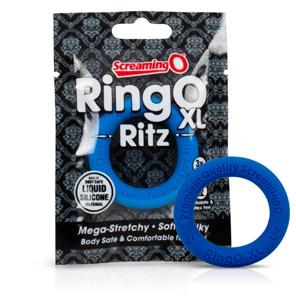 Ringo Ritz XL - Blue – body-safe materials | Fu'Cha Exotics