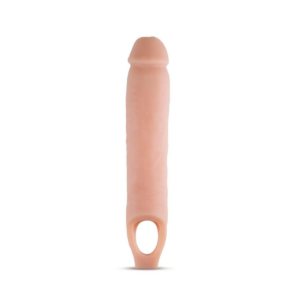 Performance - 11.5 Inch Cock Sheath Penis Extender - Vanilla – body-safe silicone suction stimulation | Fu'Cha Exotics