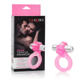 Pink tongue enhancer device with ring mouthpiece and control buttons