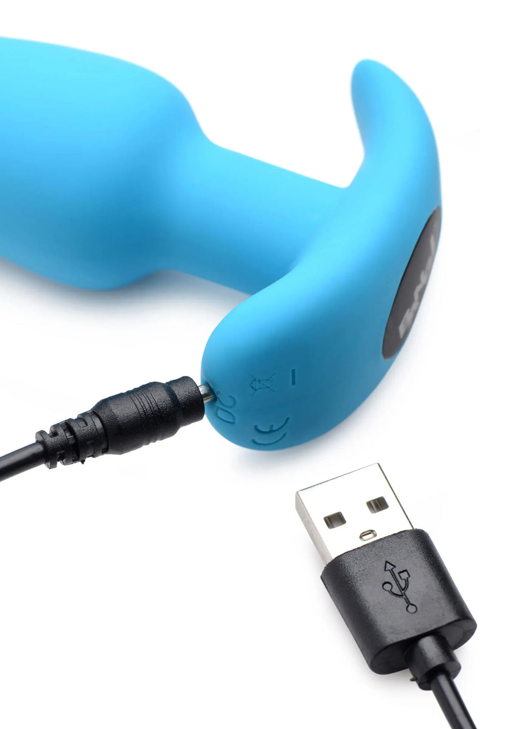 21x Silicone Butt Plug With Remote - Blue – body-safe silicone 10 vibration modes | Fu'Cha Exotics