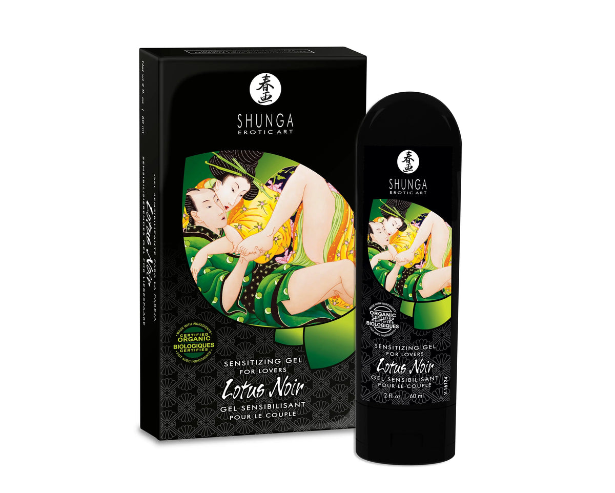 Lotus Noir - Sensitizing Gel for Lovers - 2 Fl. Oz. / 60 ml – body-safe materials | Fu'Cha Exotics