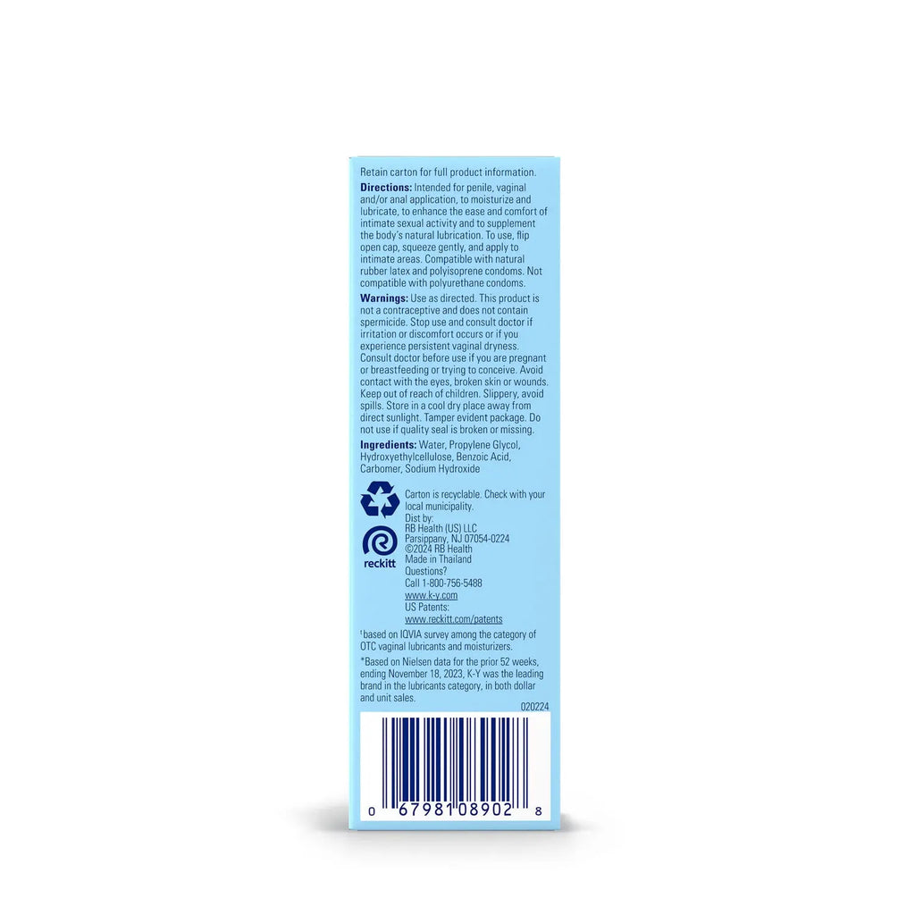 K-Y Jelly - 2 Fl. Oz. Tube – body-safe materials | Fu'Cha Exotics