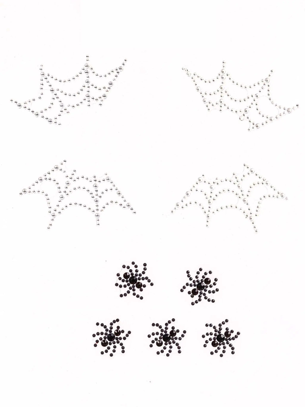 Spider Web Face Jewels Sticker – body-safe materials | Fu'Cha Exotics
