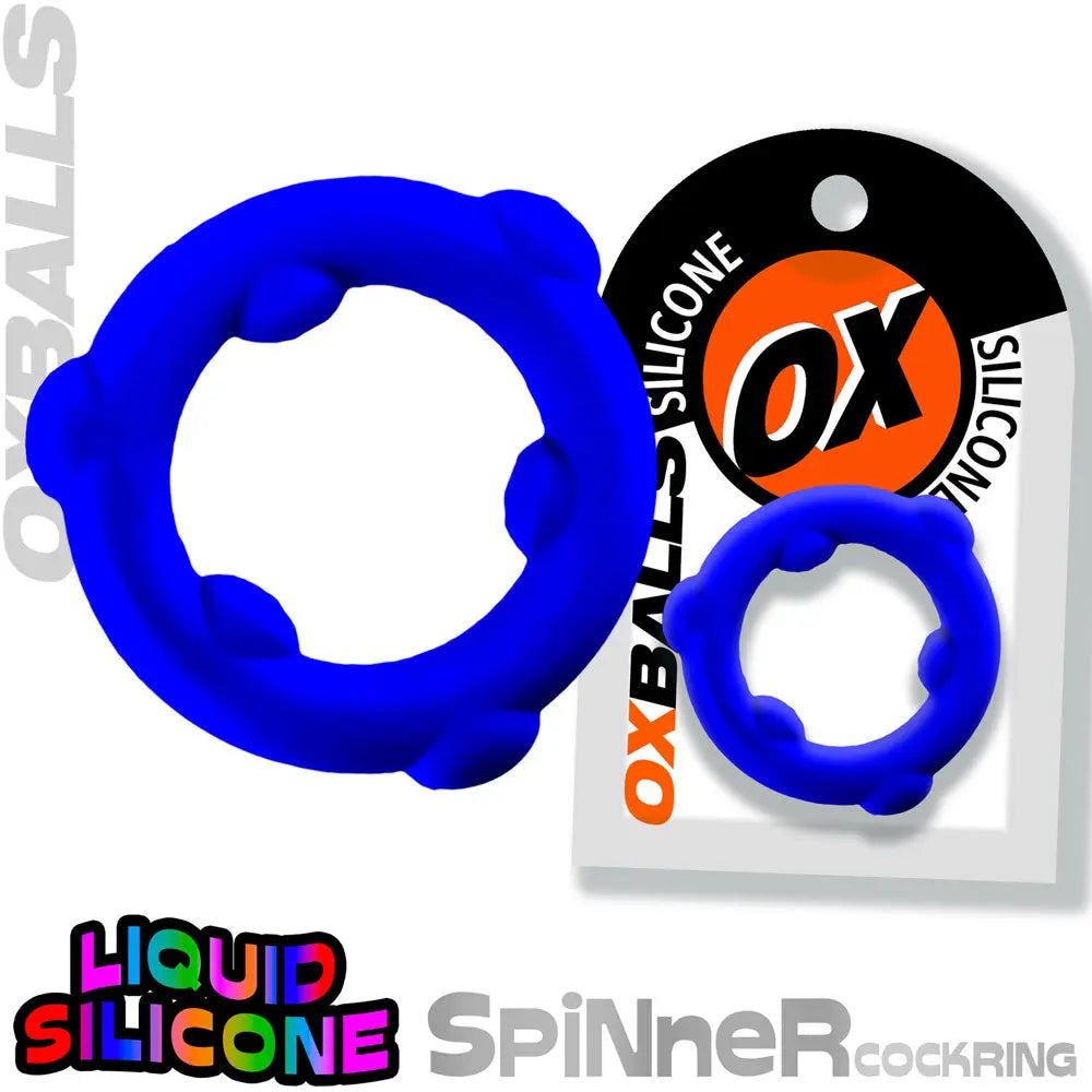 Spinner Single Silicone Ring - Glacier Silicone – body-safe materials | Fu'Cha Exotics
