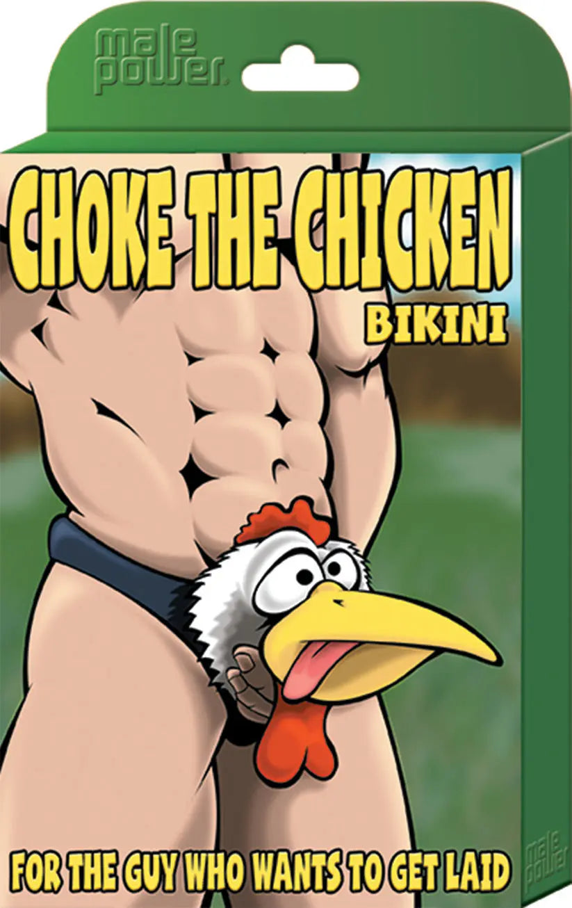 Choke the Chicken Bikini - One Size - Black – body-safe materials | Fu'Cha Exotics