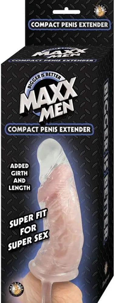 Maxx Men Compact Penis Sleeve - Clear – body-safe materials | Fu'Cha Exotics