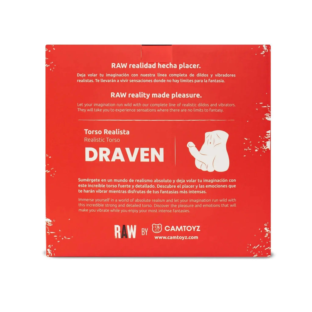 Raw Realistic Torso Draven – body-safe materials | Fu'Cha Exotics