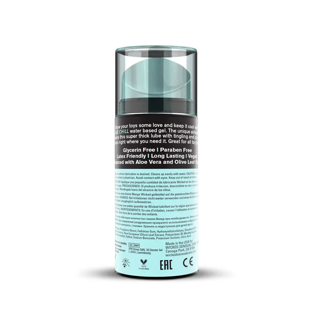 Toy Breeze Cooling Lubricating Gel for Intimate Toys - 3.3 Fl. Oz. – body-safe materials | Fu'Cha Exotics