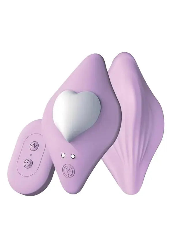Ultra Panty Vibe I Heart You - Purple – body-safe materials | Fu'Cha Exotics