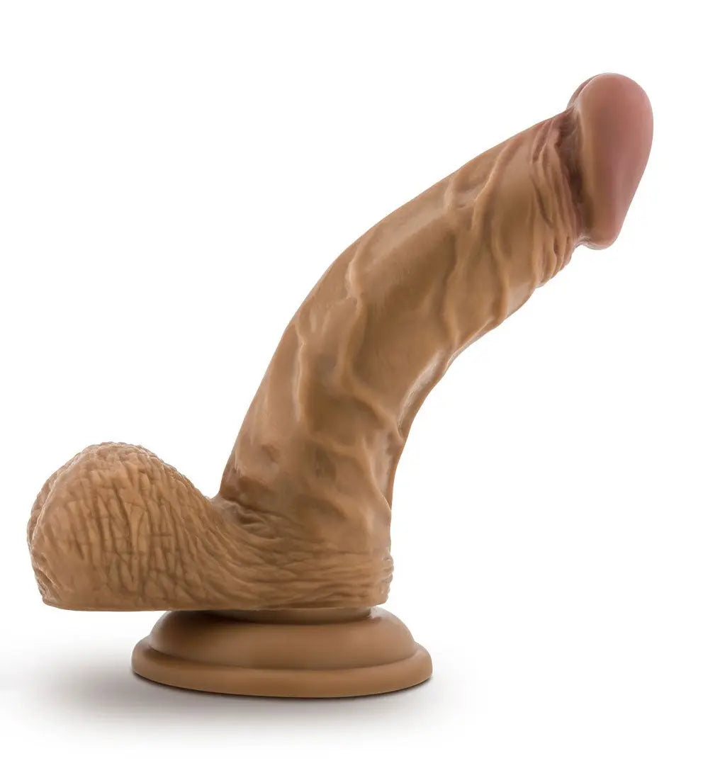 Dr. Skin - Dr. Stephen - 6.5 Inch Dildo With Balls - Tan – body-safe materials | Fu'Cha Exotics