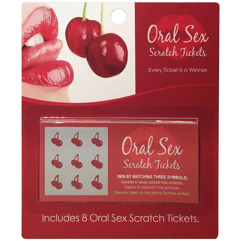 Oral Sex Scratch Tickets – body-safe materials | Fu'Cha Exotics
