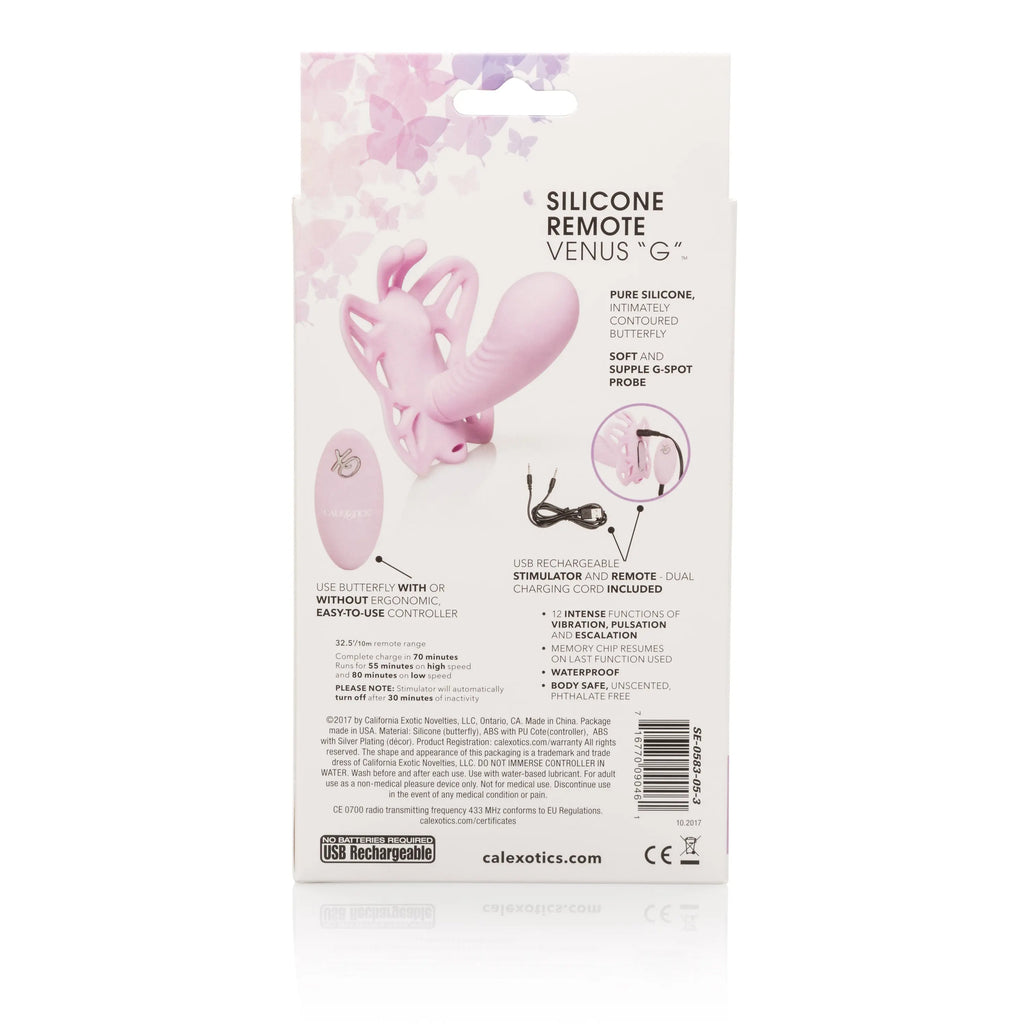 Venus Butterfly Silicone Remote Venus G – body-safe silicone | Fu'Cha Exotics