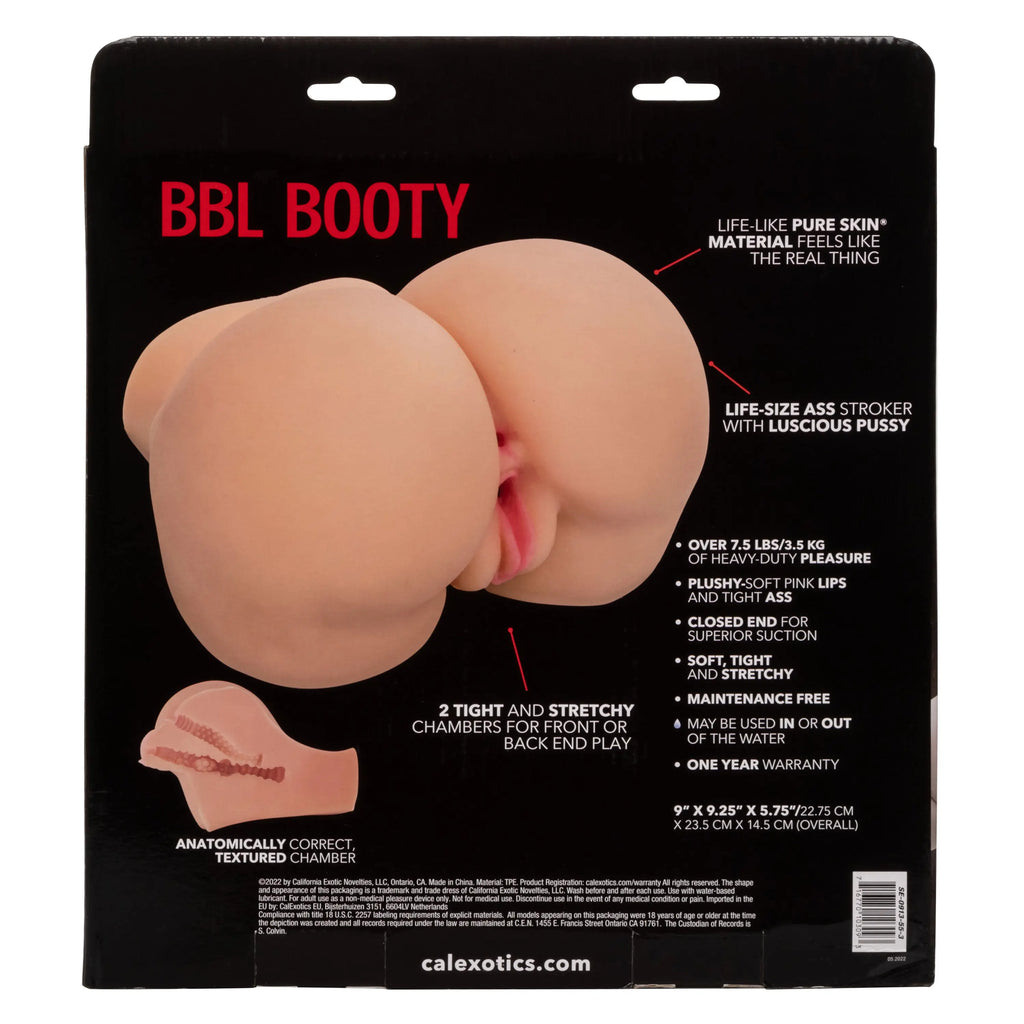 Stroke It Bbl Booty - Ivory – body-safe materials | Fu'Cha Exotics