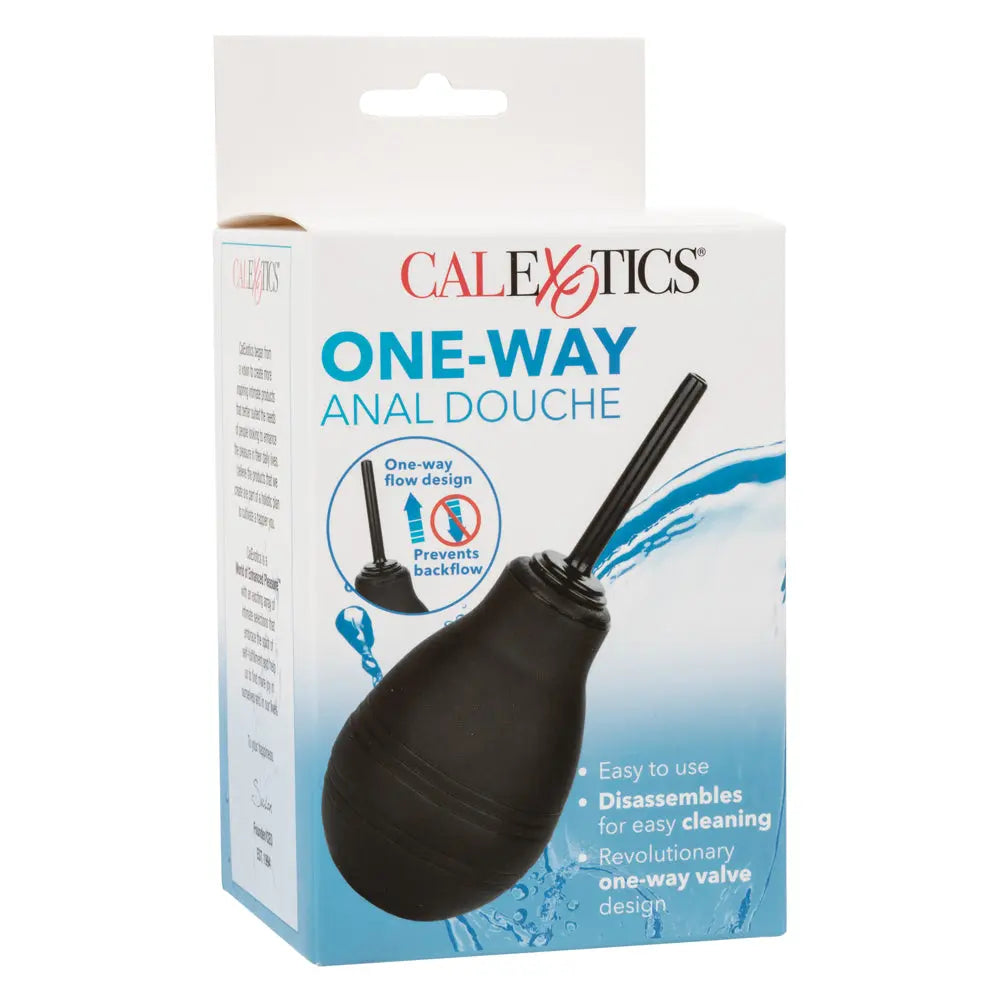 One Way Anal Douche - Black – body-safe materials | Fu'Cha Exotics