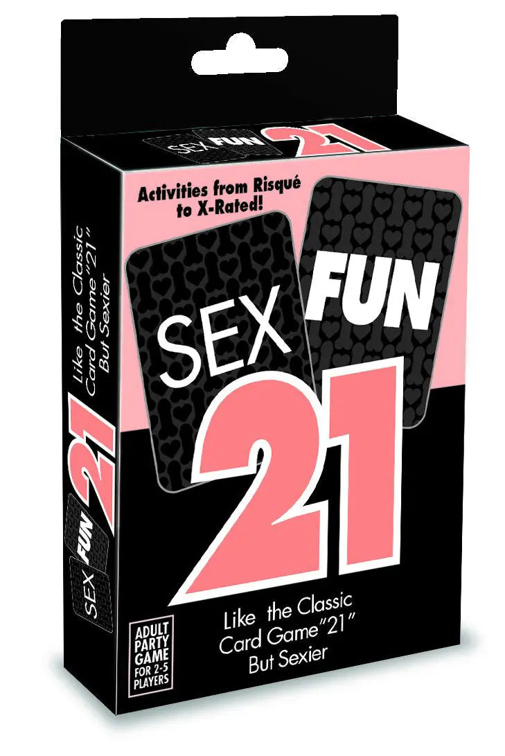 Sex Fun 21 - Adult Card Game – body-safe materials | Fu'Cha Exotics