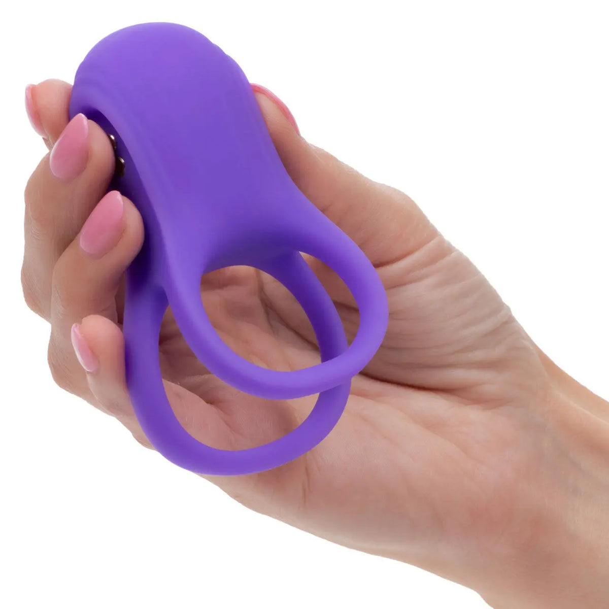 Basic Essential Rechargeable Dual Support Ring - Purple – body-safe materials | Fu'Cha Exotics